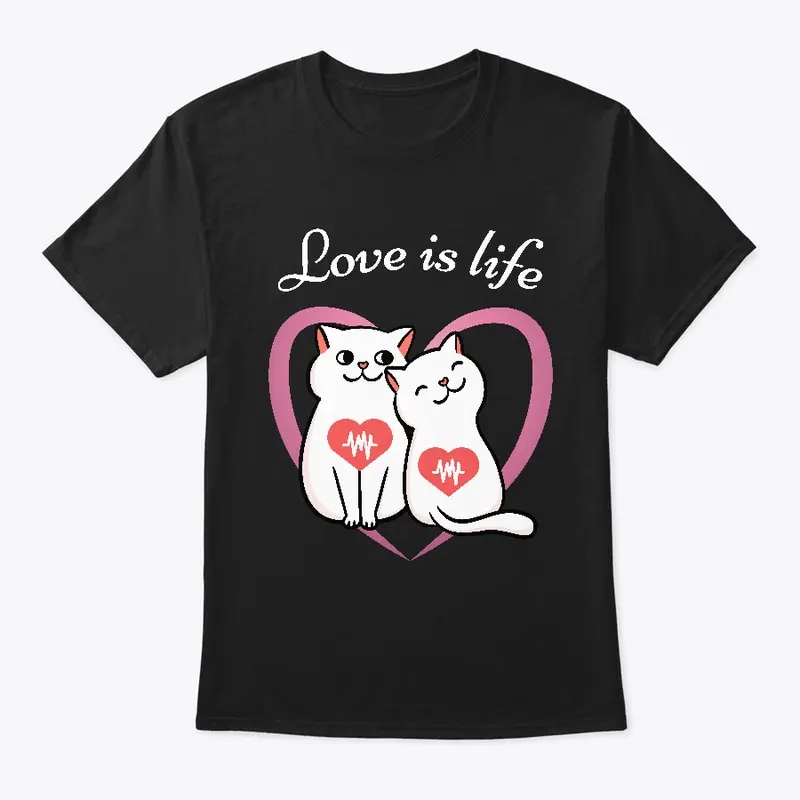 Love is life 2 - white