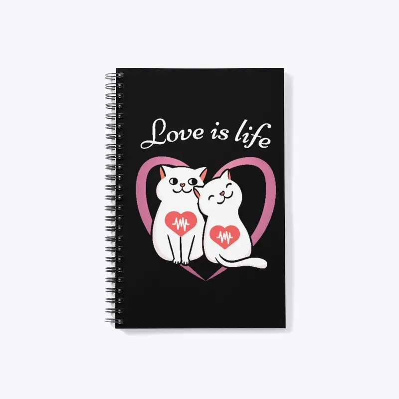 Love is life 2 - white