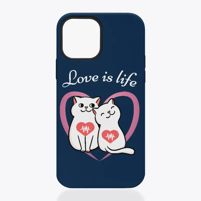 Love is life 2 - white