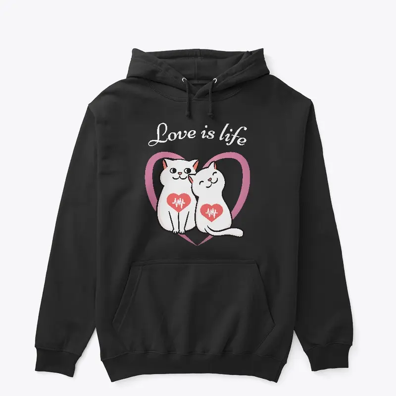 Love is life 2 - white