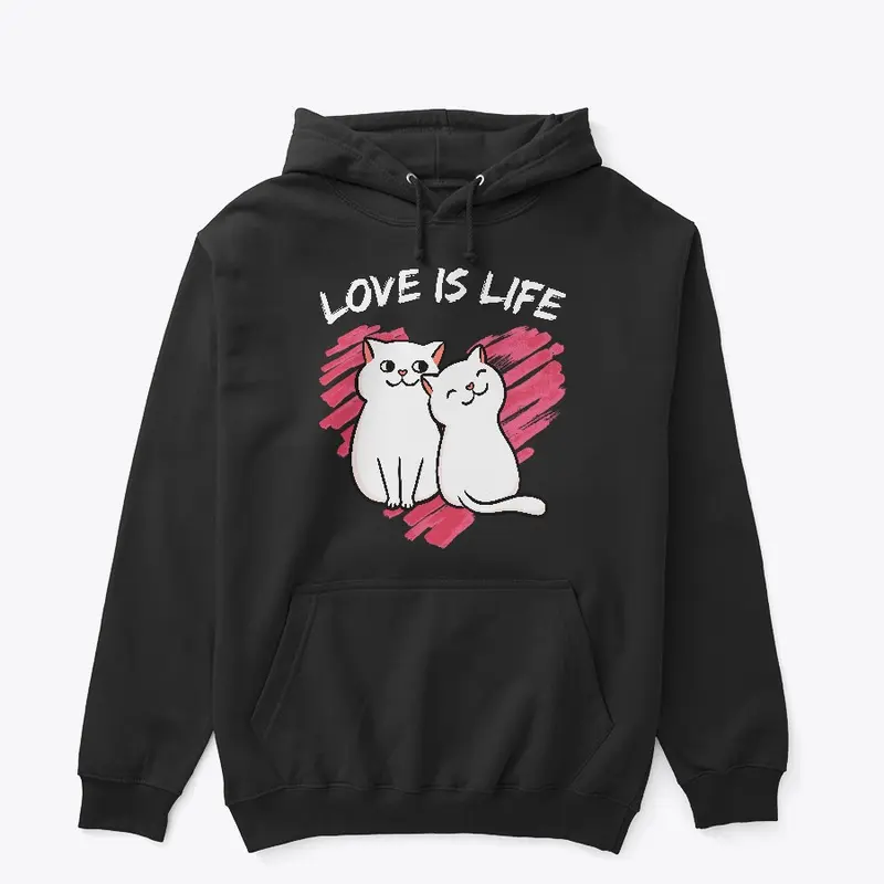 Love is life - white